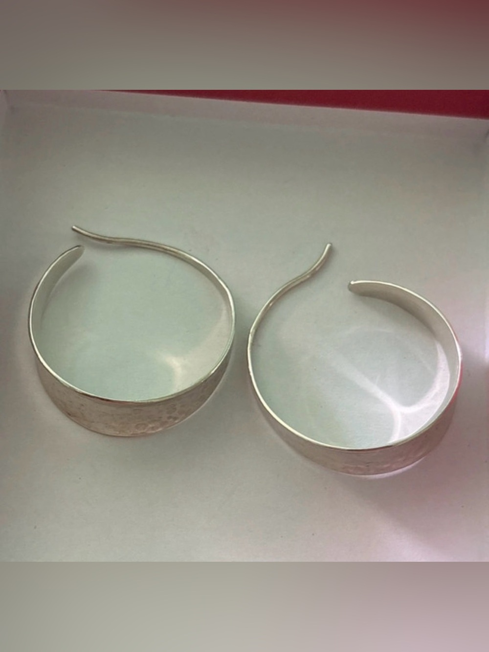 James Avery Sterling Silver Hammered Cuff Bracelets - Silver